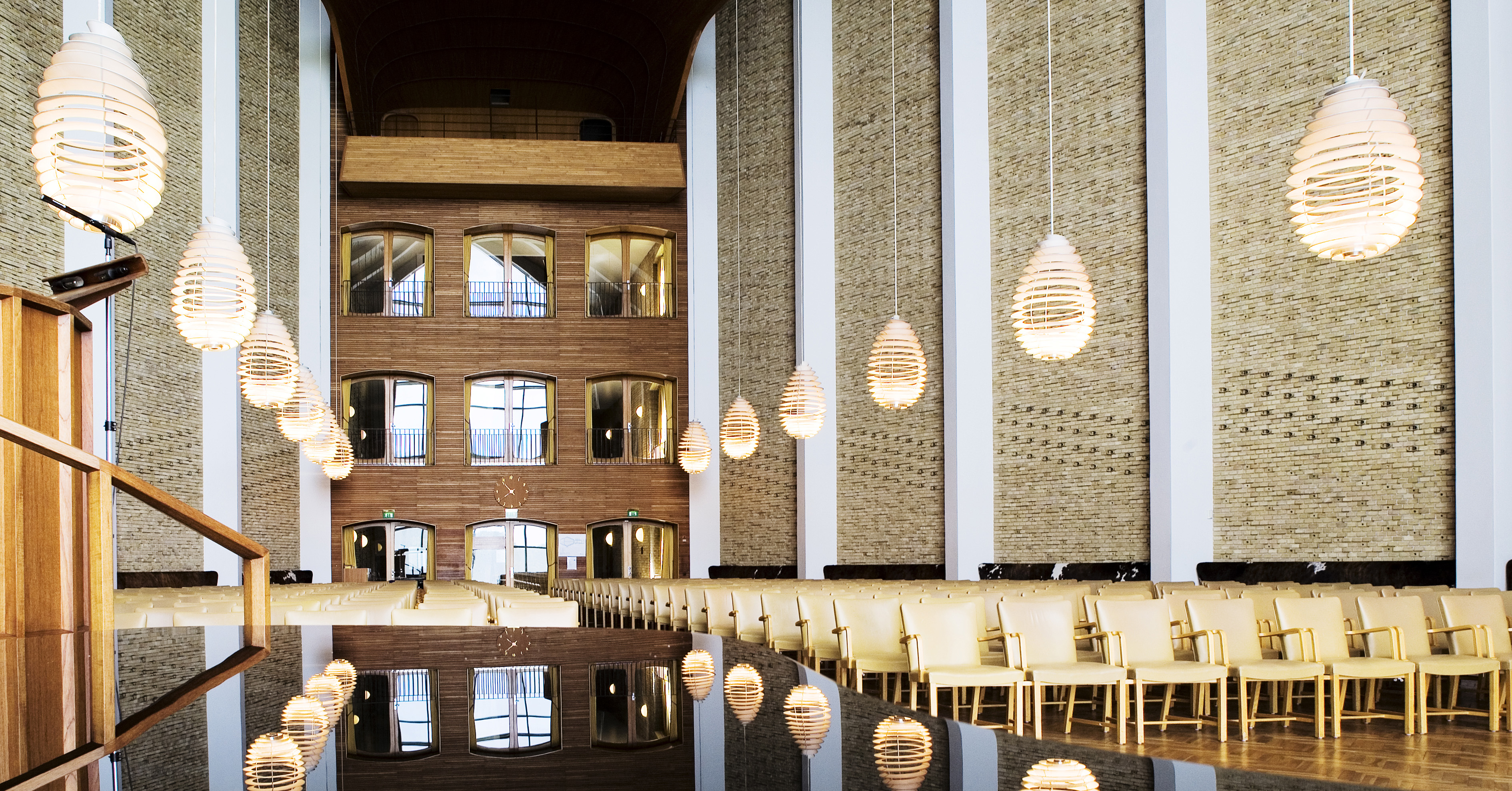 [Translate to English:] Aulaen på Aarhus Universitet