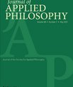 [Translate to English:] Forsiden af Journal of Applied Philosophy, Wiley, onlinelibrary.wiley.com
