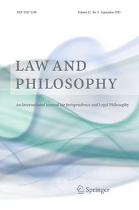 Front page of Law and Philosophy, rights Springer