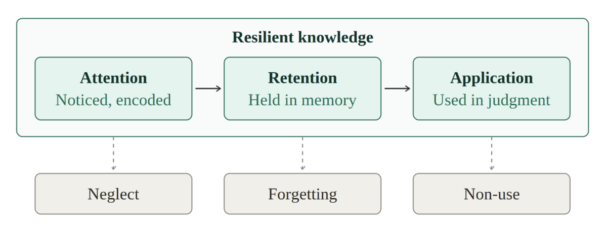 Resilient knowledge model