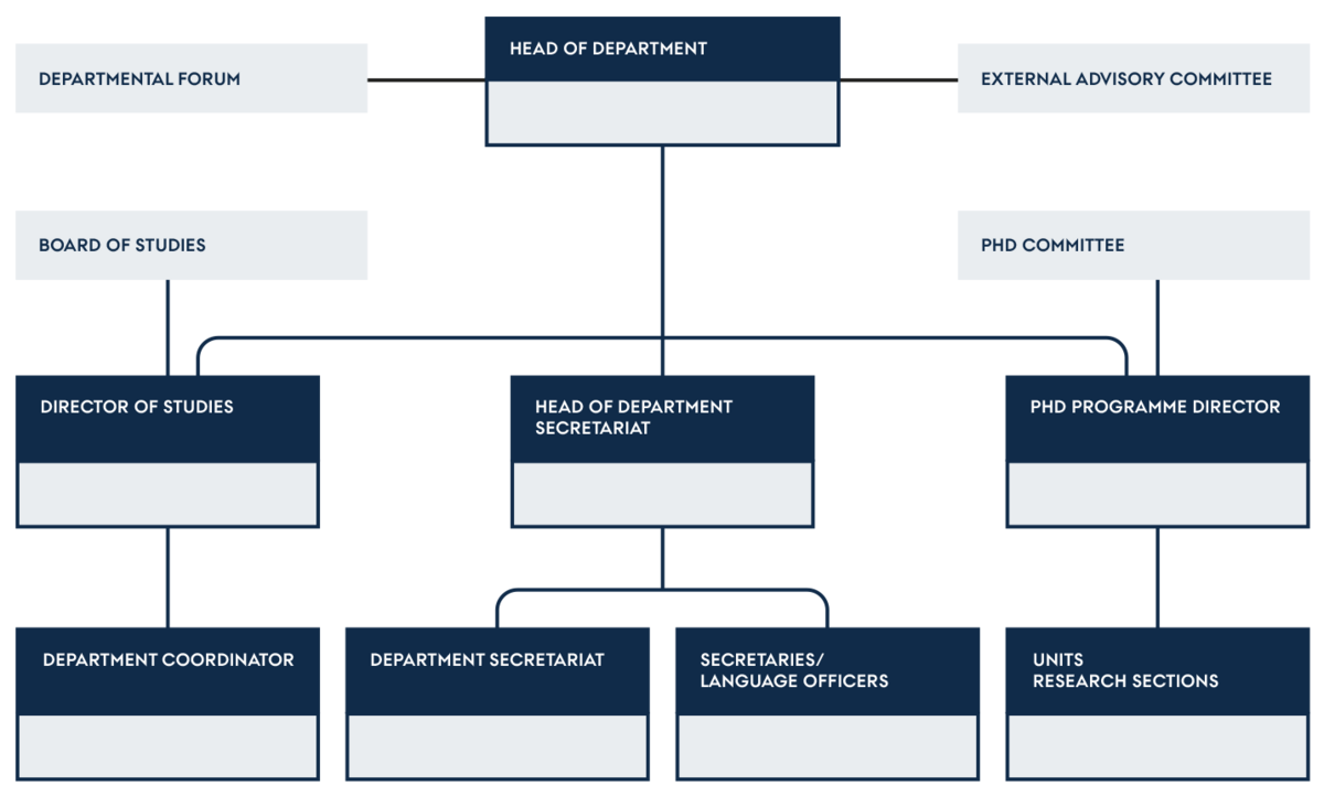 Organisation diagram Graphics: AU