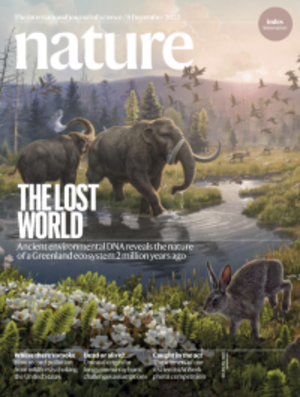 Front page of Nature vol 612, number 7939, https://www.nature.com/nature/volumes/612