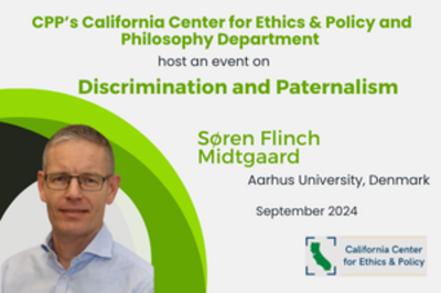 Event presentation, rights California Center for Ethics and Policy