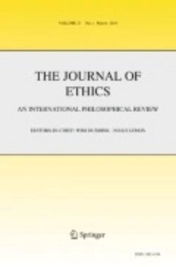 Front page of The Journal of Ethics, rights Springer Nature