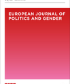 Forsiden på European Journal of Politics and Gender online version inden inklusion i den endelige udgave som den figurer på siden. Rettigheder: Ingenta connect