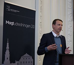 Michael Bang Petersen på talerstolen i Folketinget