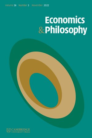 Front Page of Economics & Philosophy