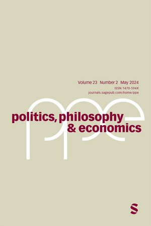Front page of Politics, Philosophy & Economics