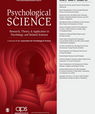 The Cover of PSYCHOLOGICAL SCIENCE 2021, Vol.32