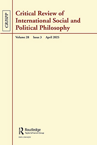 Front page of Critical Review of International Social and Political Philosophy, rights Taylor & Francis Front page of Critical Review of International Social and Political Philosophy, rights Taylor & Francis